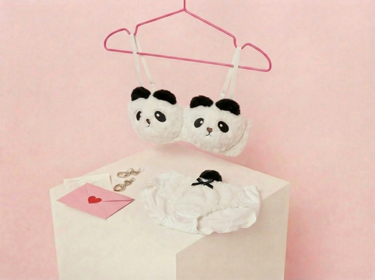 Soft Panda Lingerie Set - FluffyZoo