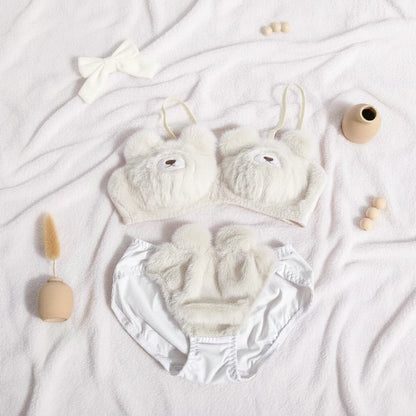 Fluffy Teddy Lingerie Set