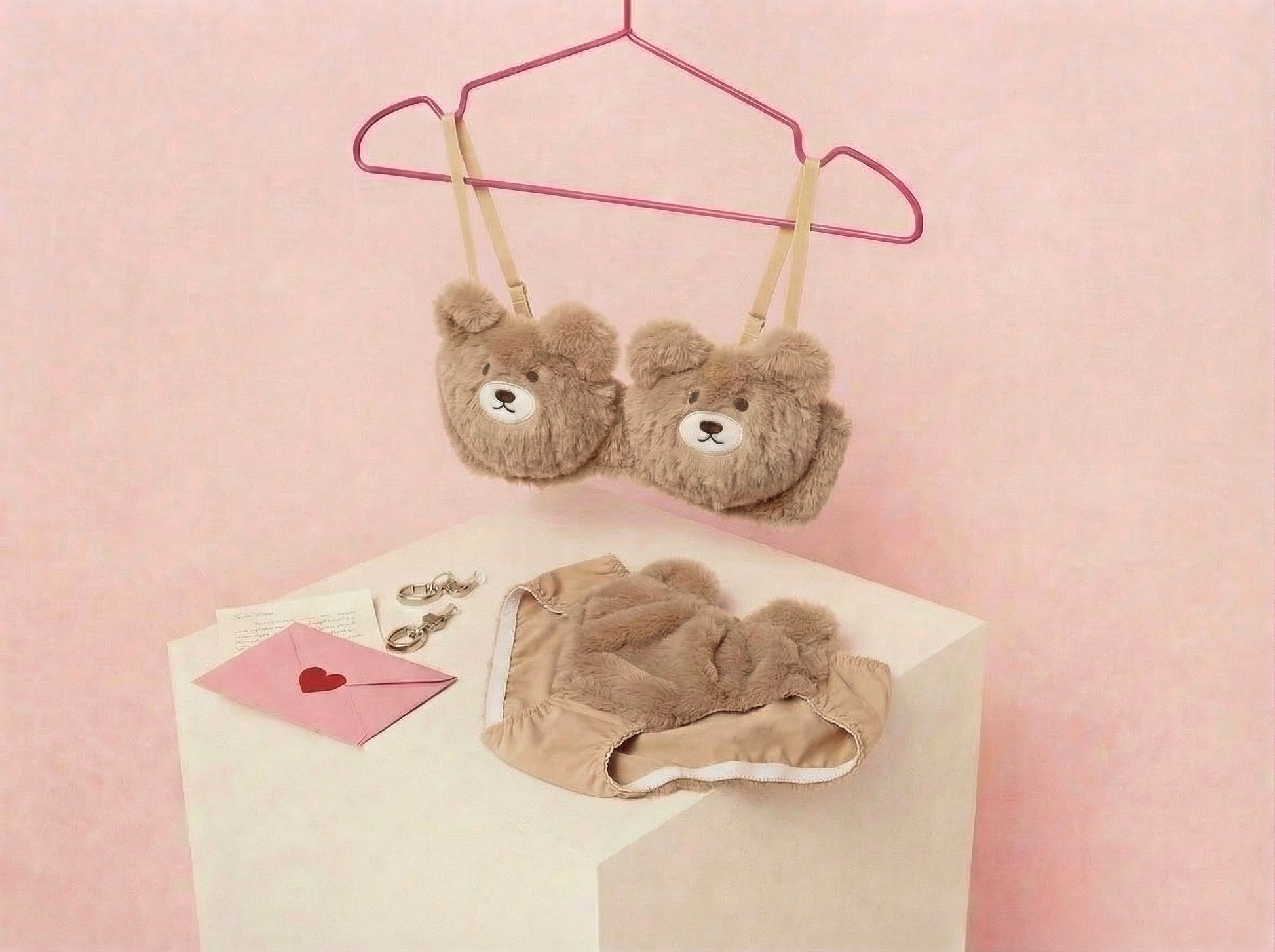 Fluffy Teddy Lingerie Set - FluffyZoo