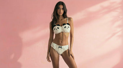 Soft Panda Lingerie Set