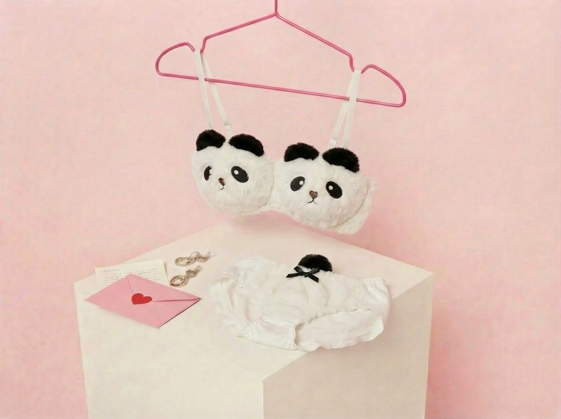 Soft Panda Lingerie Set - FluffyZoo